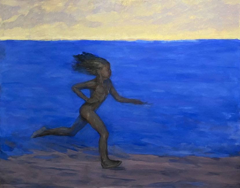 Running II, 2006, oil on canvas, 200x255 cm