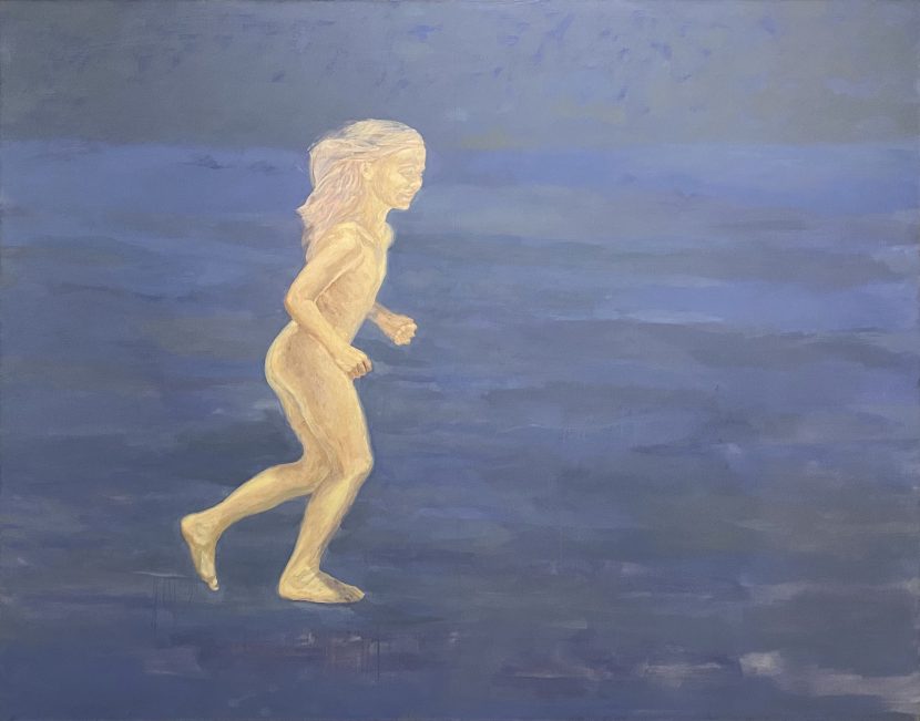 Running III, 2006, oil on canvas, 200x255 cm