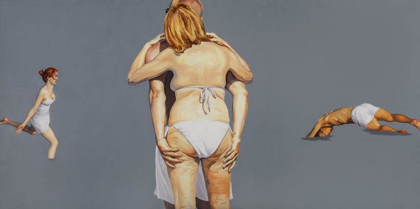 Beginning X, 2024, oil on canvas, 100x200 cm